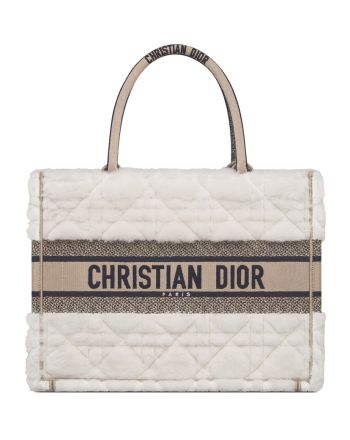 Christian Dior Medium Dior Book Tote Cream