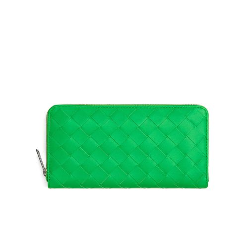 Bottega Veneta Intrecciato Zip Around Wallet 