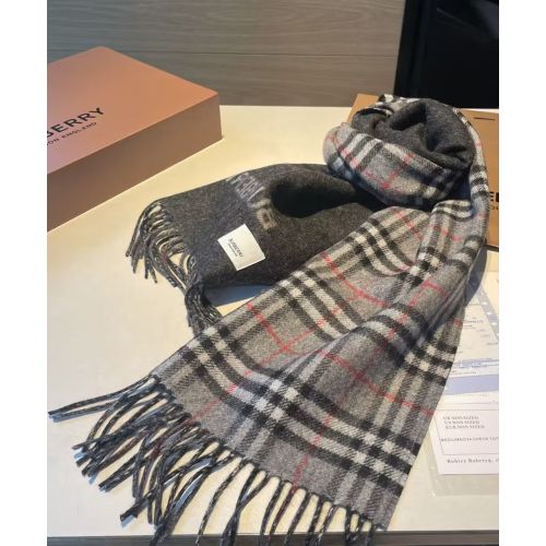 Burberry Women's Reversible Plaid Cashmere Scarf